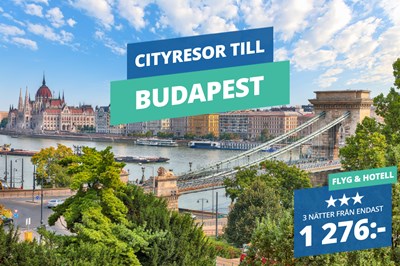 Höstresa till Budapest – 3 nätter med flyg och 3★ hotell för ENDAST 1 276:-