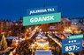 Res på juleresa till Gdansk inklusive flyg och hotell från 857:-