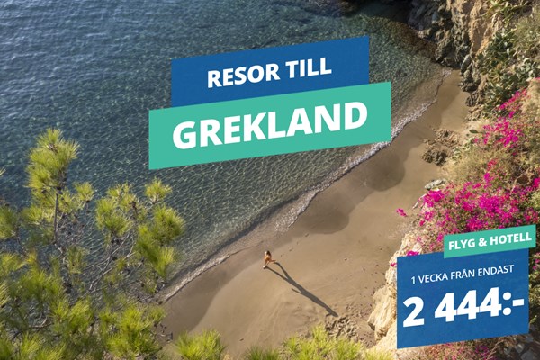 Planera din nästa semester: En vecka i Grekland för under 3 000 kr.