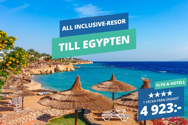 4★ All Inclusive-resor till Egypten från 4 923:-