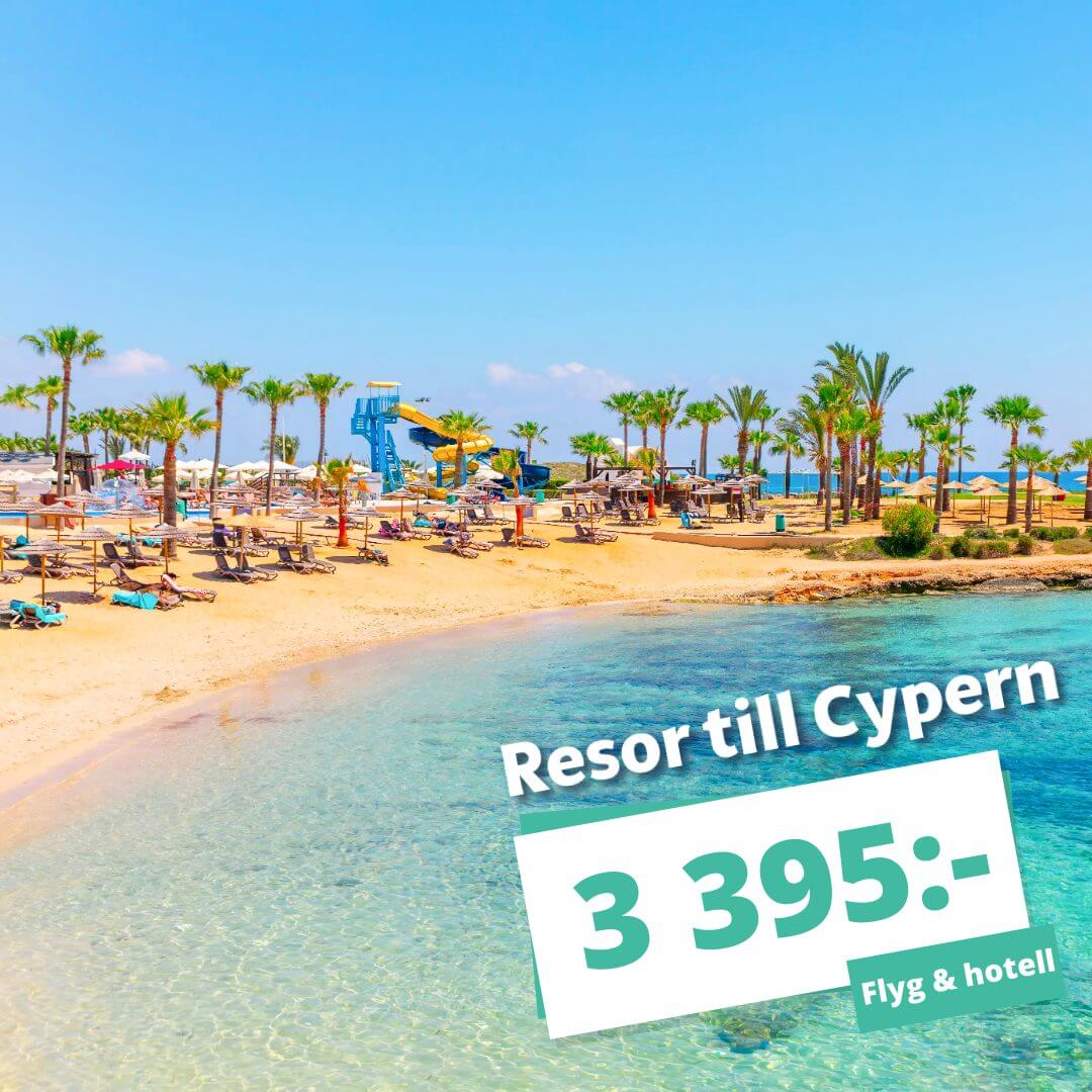 1 vecka på Cypern – sista minuten-resor från 3 395:-