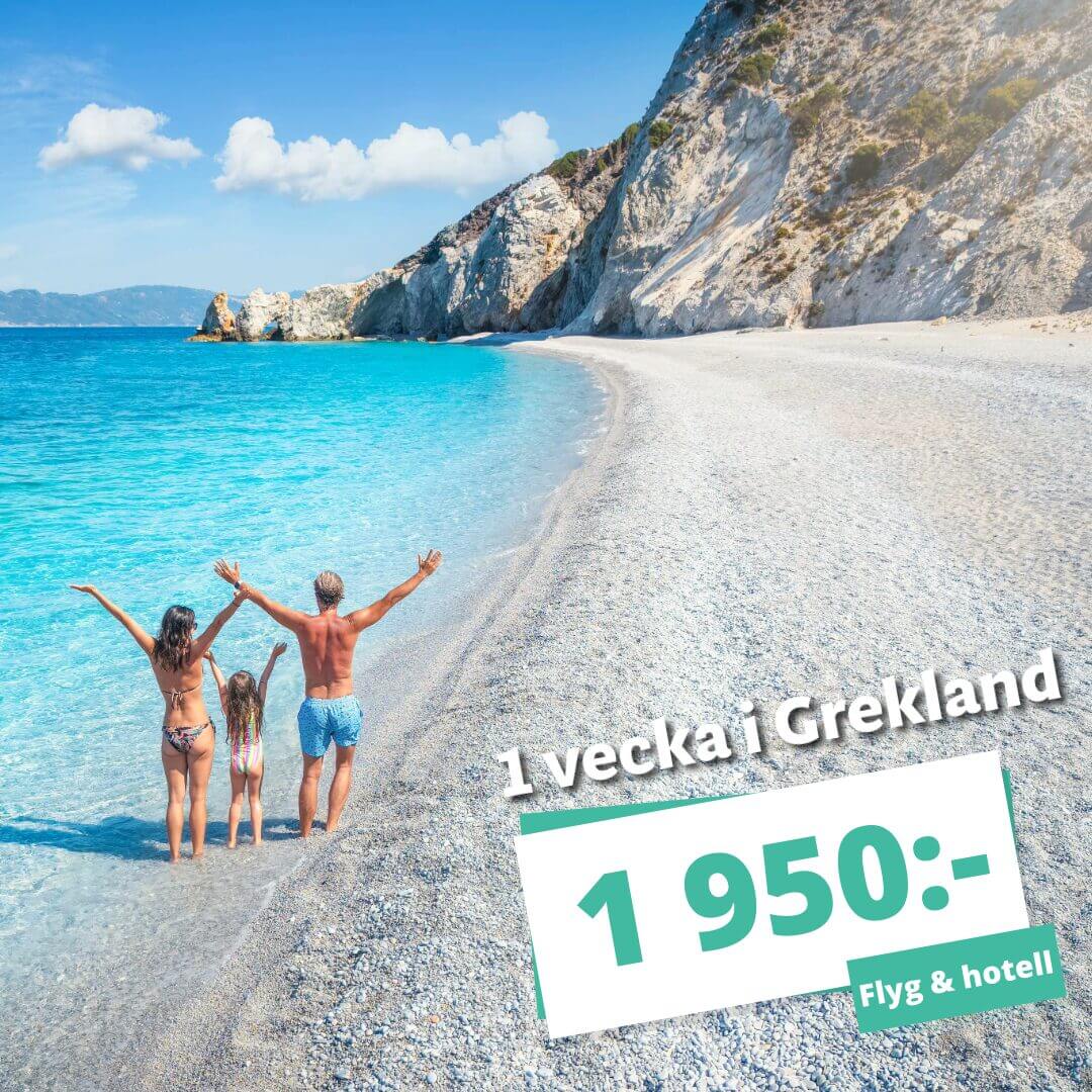 Prissänkning! Sista minuten-resor till Grekland från 1 950:-